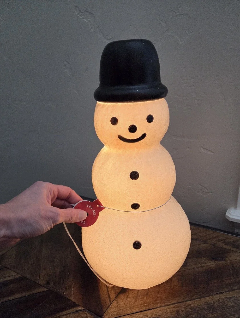 John Derian By Target Snowman Lit Blow Mold